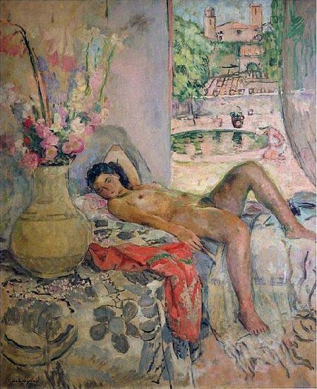 Henri Lebasque Prints Nude portrait by Henri Lebasque,